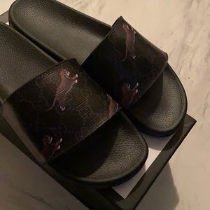 Tiger Gucci Slides